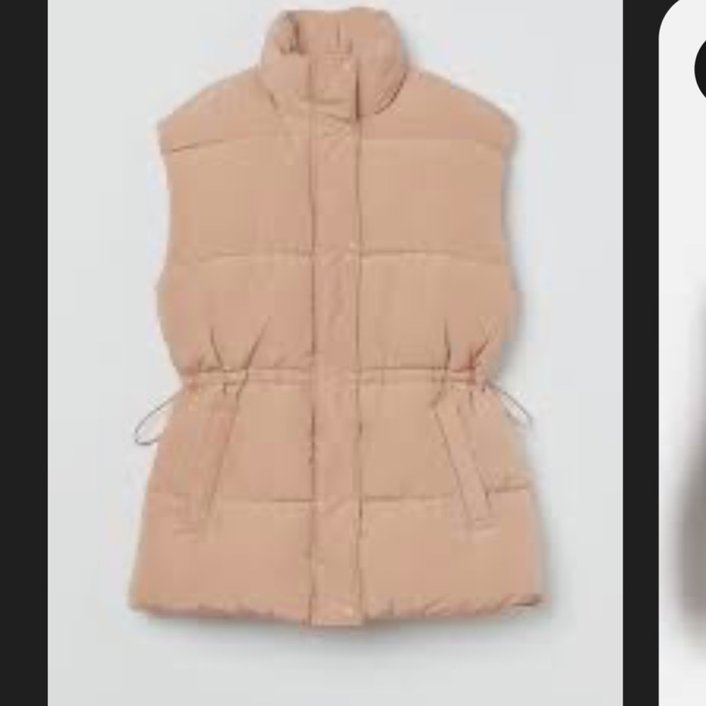 H&M Beige Puffer Vest